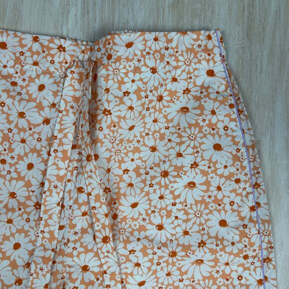 Lingua Franca Floral Daisy Retro 70s Playful Cottage Core Wide Leg Pants Small - Picture 3 of 16